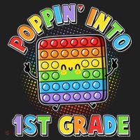 Funny Cute Poppin' Into 1st Grade Fidget Toy Tumbler thumb 3