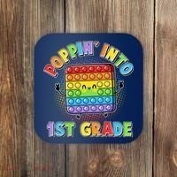 Funny Cute Poppin' Into 1st Grade Fidget Toy Coaster thumb 0