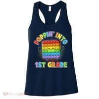 Funny Cute Poppin' Into 1st Grade Fidget Toy Women's Tank Top thumb 0