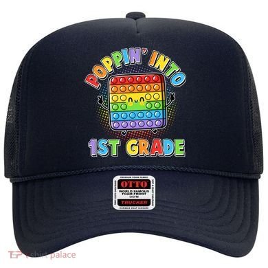 Funny Cute Poppin' Into 1st Grade Fidget Toy Hat