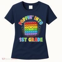 Funny Cute Poppin' Into 1st Grade Fidget Toy Women's T-Shirt thumb 0