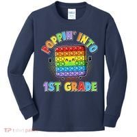 Funny Cute Poppin' Into 1st Grade Fidget Toy Kids Long Sleeve Shirt thumb 0