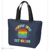 Funny Cute Poppin' Into 1st Grade Fidget Toy Tote Bag thumb 3