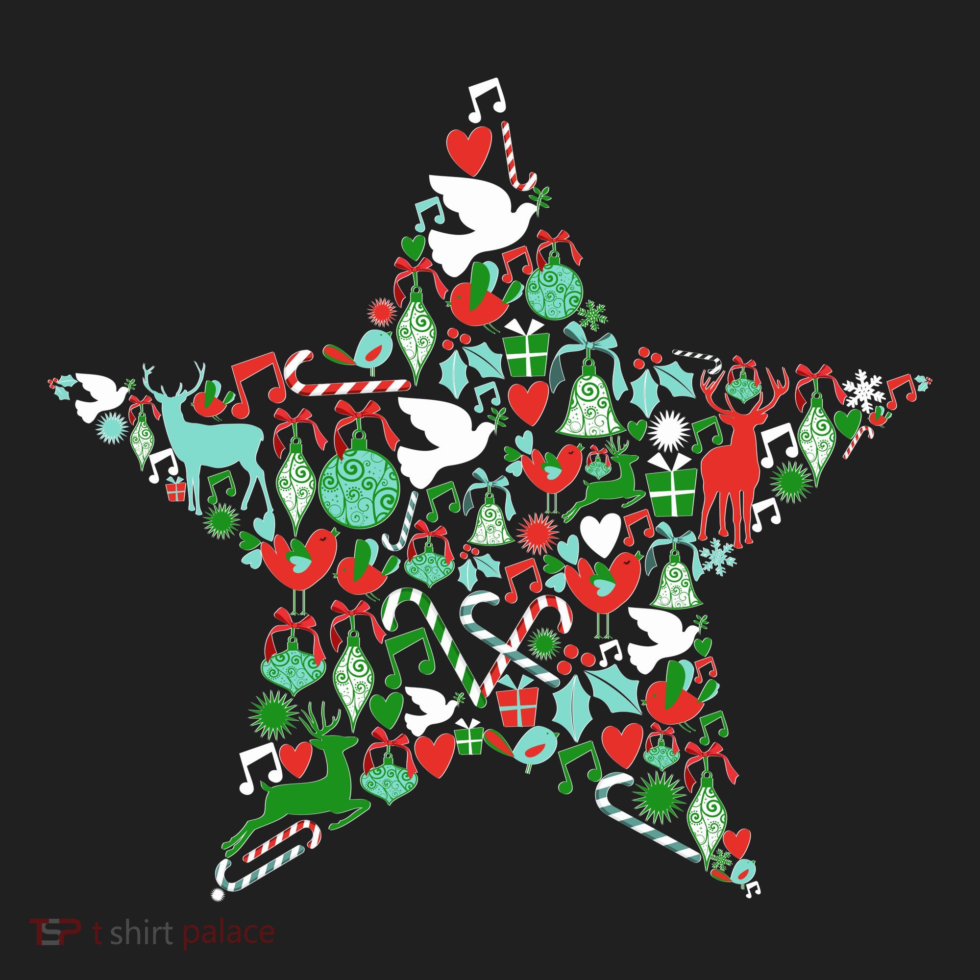 Festive Christmas Pattern Star Tumbler