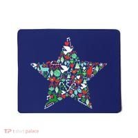 Festive Christmas Pattern Star Mousepad thumb 0
