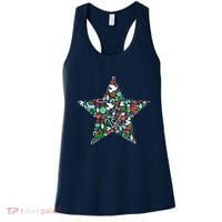 Festive Christmas Pattern Star Women's Tank Top thumb 0