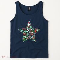 Festive Christmas Pattern Star Tank Top thumb 2