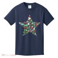 Festive Christmas Pattern Star Kids T-Shirt thumb 0