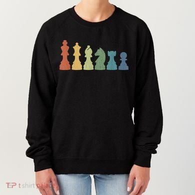 Funny Chess Pieces Board Game Lover Player Themed Chess Gift Women's Sweatshirt