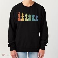 Funny Chess Pieces Board Game Lover Player Themed Chess Gift Women's Sweatshirt thumb 0