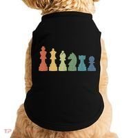Funny Chess Pieces Board Game Lover Player Themed Chess Gift Doggie Tank thumb 0
