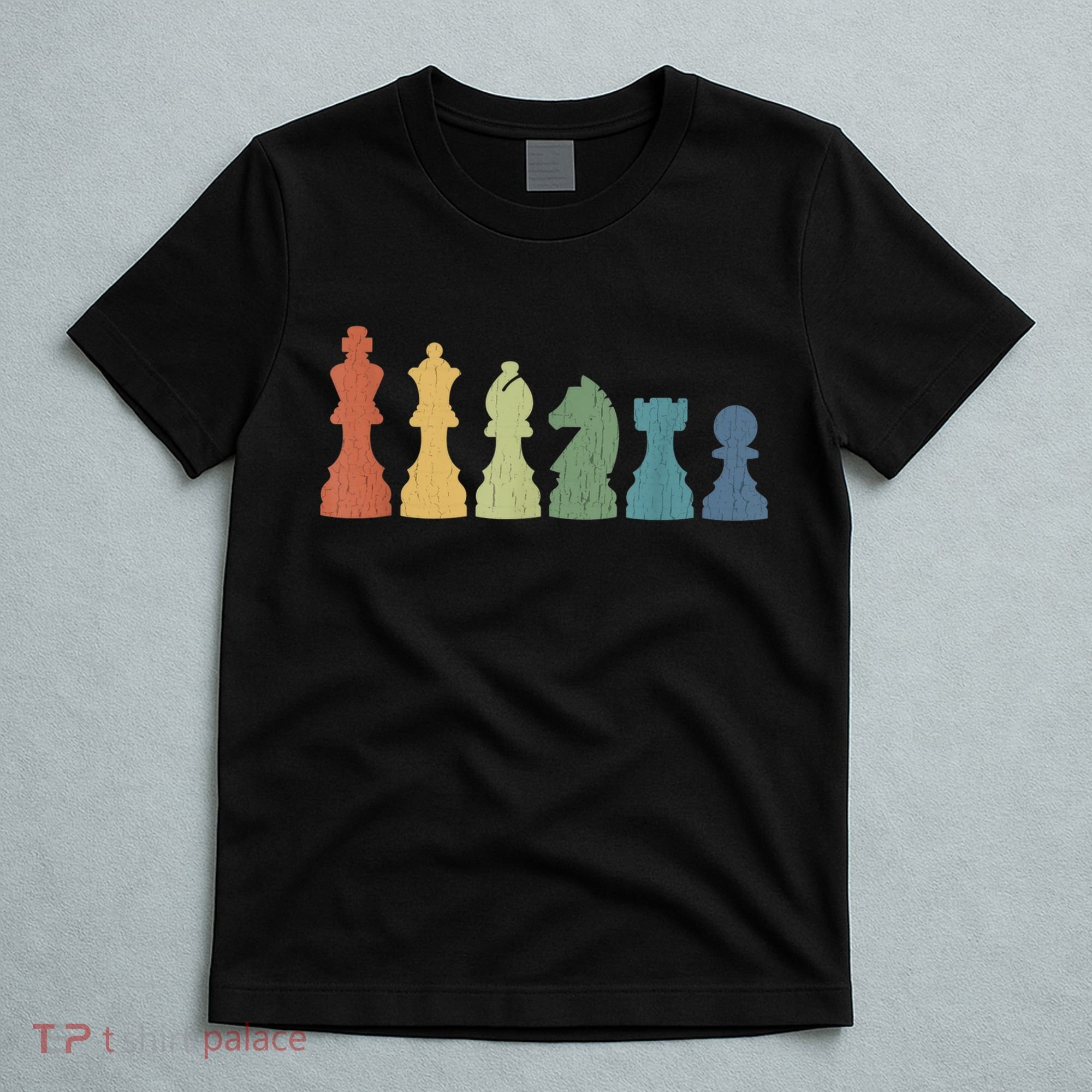 Funny Chess Pieces Board Game Lover Player Themed Chess Gift T-Shirt