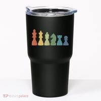 Funny Chess Pieces Board Game Lover Player Themed Chess Gift Tumbler thumb 0