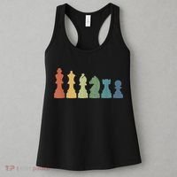 Funny Chess Pieces Board Game Lover Player Themed Chess Gift Women's Tank Top thumb 3