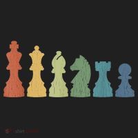 Funny Chess Pieces Board Game Lover Player Themed Chess Gift Golf Towel thumb 3
