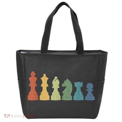 Funny Chess Pieces Board Game Lover Player Themed Chess Gift Bag