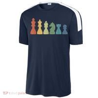 Funny Chess Pieces Board Game Lover Player Themed Chess Gift Sport-Tek Competitor United Soccer Jersey thumb 2