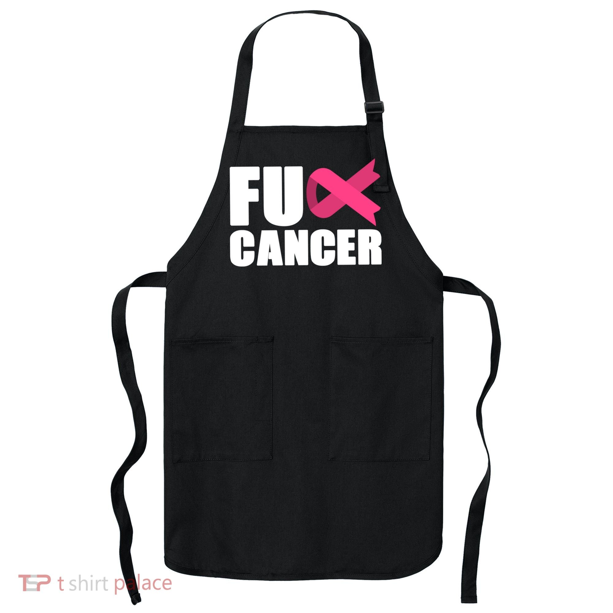 FU Cancer Pink Ribbon Breast Cancer Awareness Apron