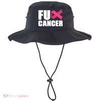 FU Cancer Pink Ribbon Breast Cancer Awareness Bucket Hat thumb 0