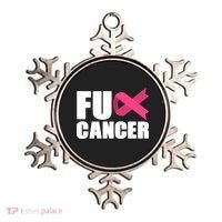 FU Cancer Pink Ribbon Breast Cancer Awareness Ornament thumb 0