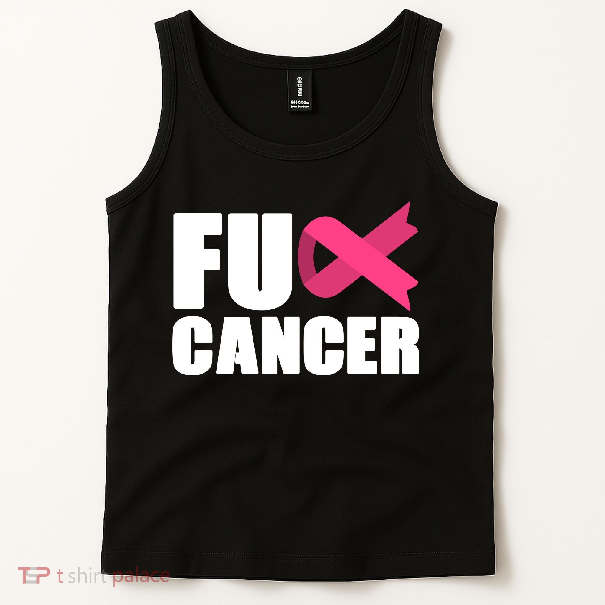 FU Cancer Pink Ribbon Breast Cancer Awareness Tank Top