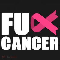 FU Cancer Pink Ribbon Breast Cancer Awareness Kids Sweatshirt thumb 2