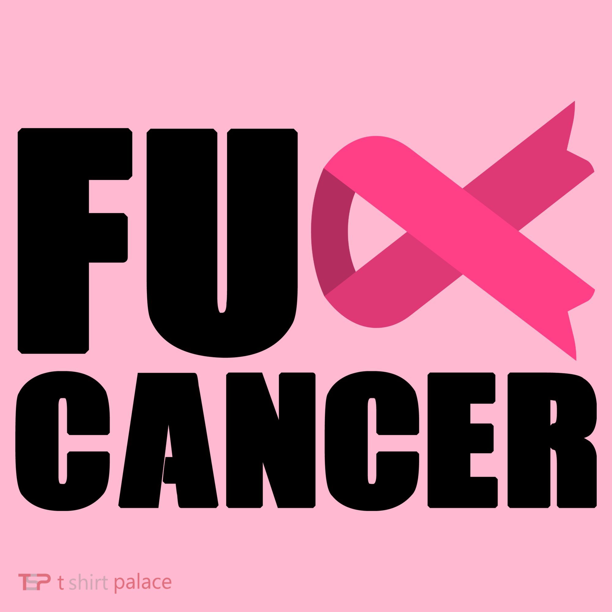 FU Cancer Pink Ribbon Breast Cancer Awareness Mousepad