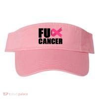 FU Cancer Pink Ribbon Breast Cancer Awareness Visor thumb 0