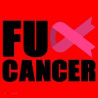 FU Cancer Pink Ribbon Breast Cancer Awareness Santa Hat thumb 1