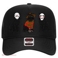 Funny Cat Parody Horror Movie Black Cat Gifts Hat thumb 0
