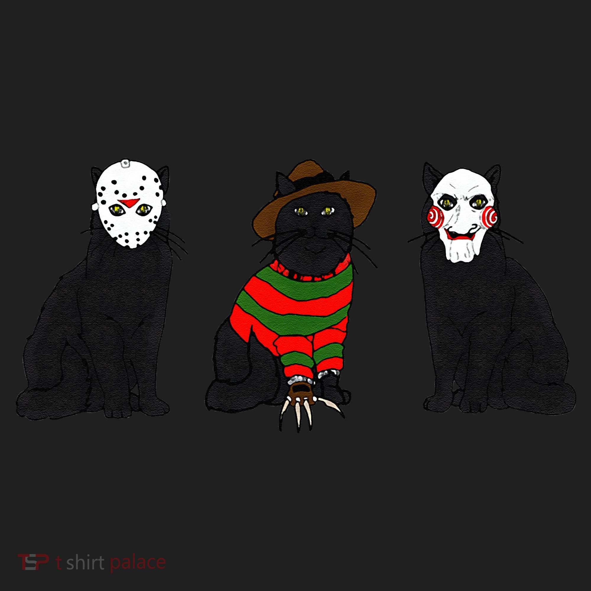Funny Cat Parody Horror Movie Black Cat Gifts Hat