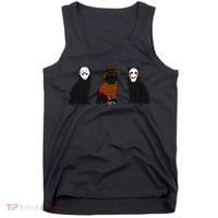Funny Cat Parody Horror Movie Black Cat Gifts Tank Top thumb 0