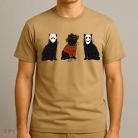 Funny Cat Parody Horror Movie Black Cat Gifts T-Shirt thumb 3