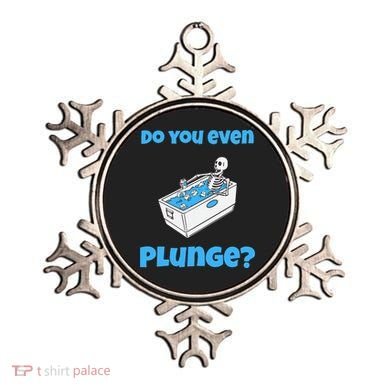Funny Cold Plunging Ice Bath Do You Even Cold Plunge Ornament