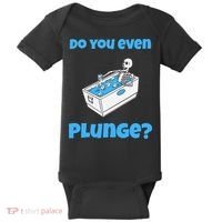 Funny Cold Plunging Ice Bath Do You Even Cold Plunge Baby Bodysuit thumb 0