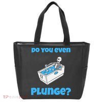 Funny Cold Plunging Ice Bath Do You Even Cold Plunge Tote Bag thumb 0