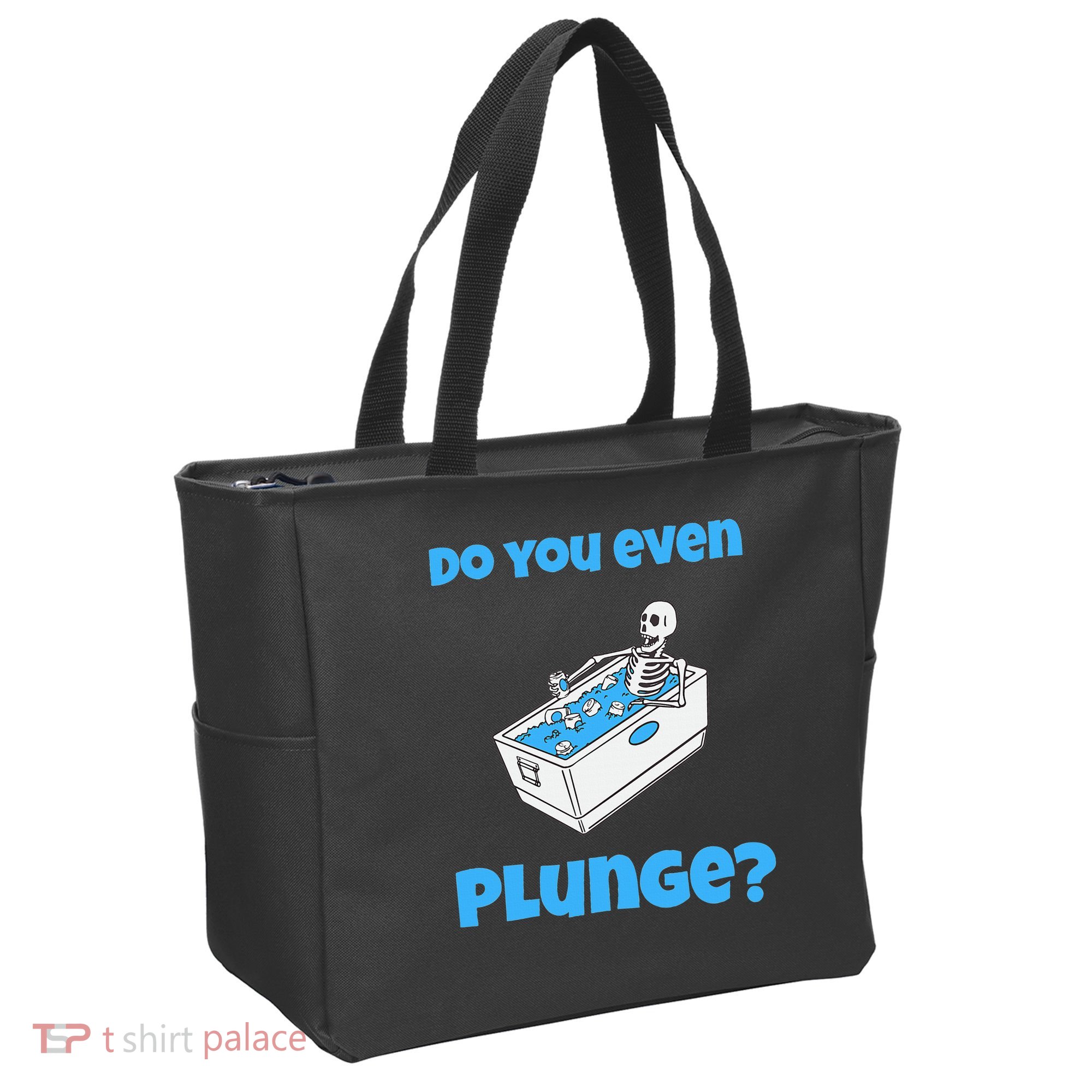 Funny Cold Plunging Ice Bath Do You Even Cold Plunge Tote Bag