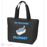 Funny Cold Plunging Ice Bath Do You Even Cold Plunge Tote Bag thumb 3