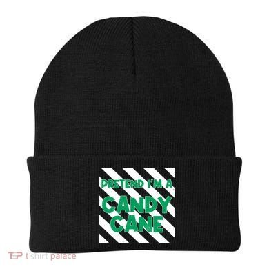 Funny Christmas Pretend Im A Candy Cane Beanie