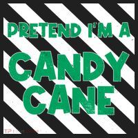 Funny Christmas Pretend Im A Candy Cane Beanie thumb 2