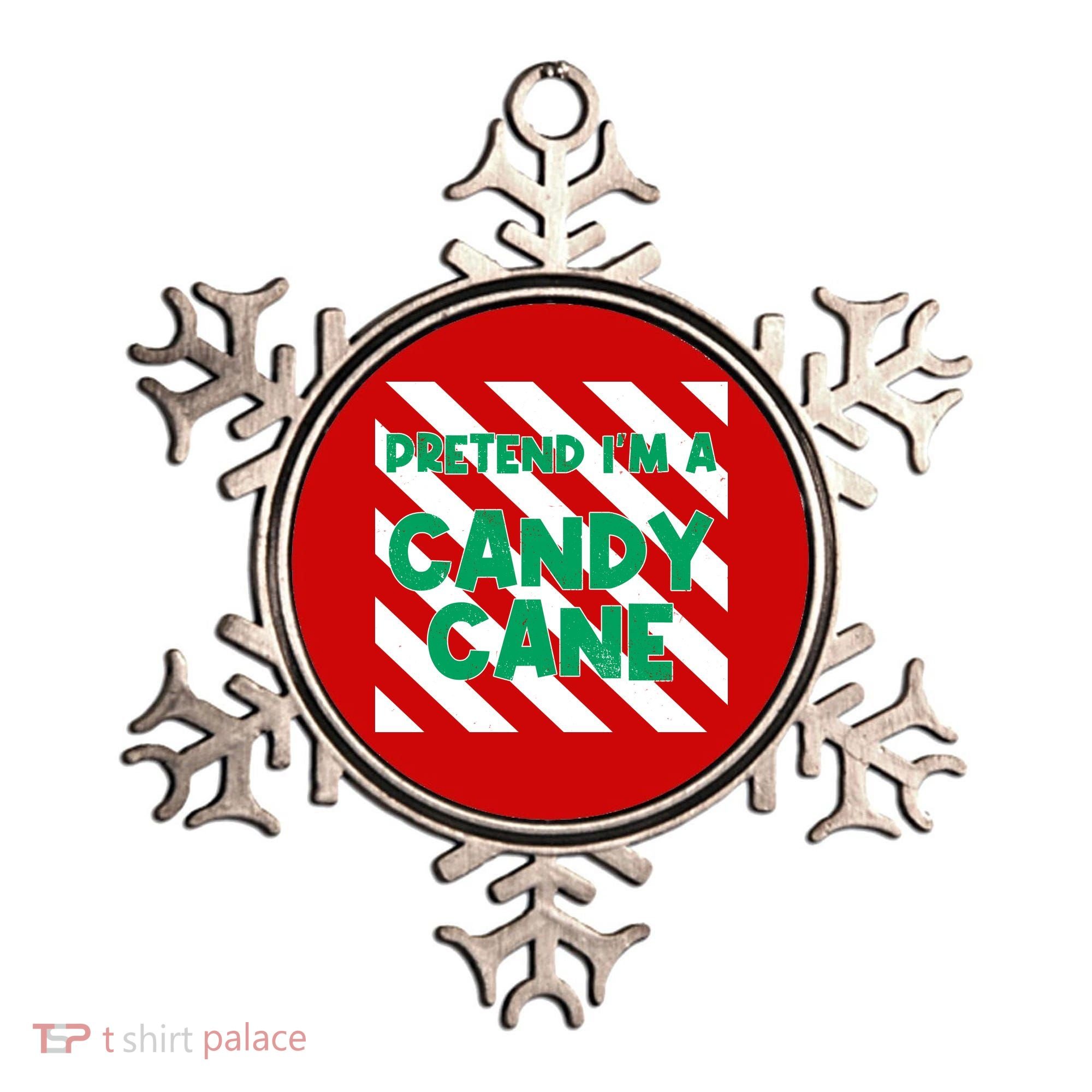 Funny Christmas Pretend Im A Candy Cane Ornament