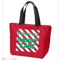 Funny Christmas Pretend Im A Candy Cane Tote Bag thumb 3