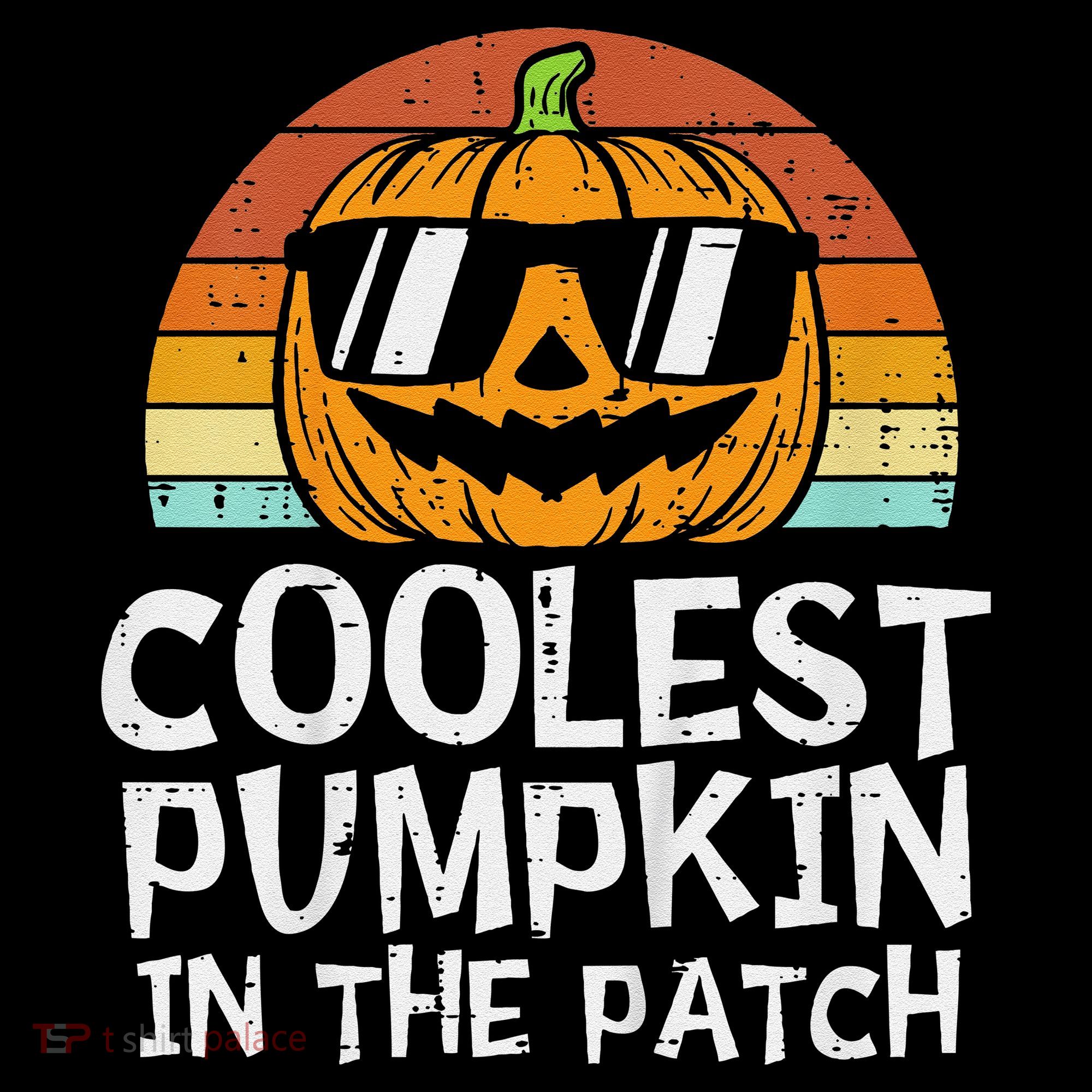 Funny Coolest Pumpkin In The Patch Halloween Women's Hoodie