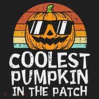 Funny Coolest Pumpkin In The Patch Halloween Hat thumb 2