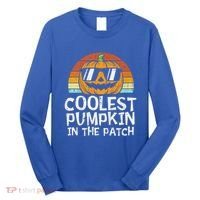 Funny Coolest Pumpkin In The Patch Halloween Long Sleeve Shirt thumb 0