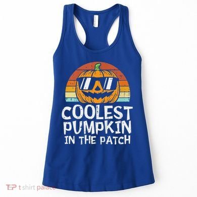 Funny Coolest Pumpkin In The Patch Halloween Women's Tank Top