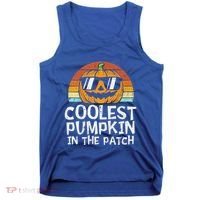 Funny Coolest Pumpkin In The Patch Halloween Tank Top thumb 0