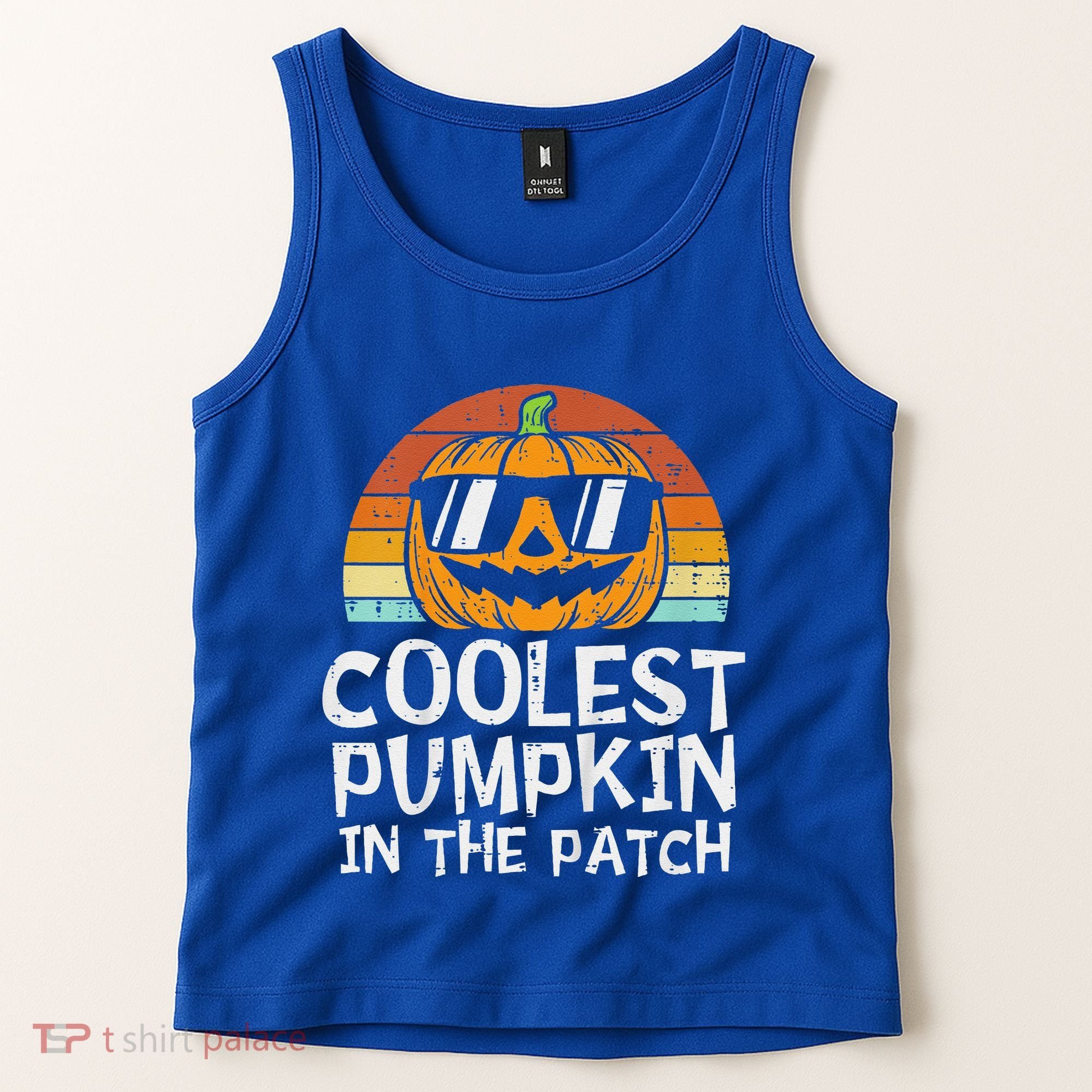 Funny Coolest Pumpkin In The Patch Halloween Tank Top