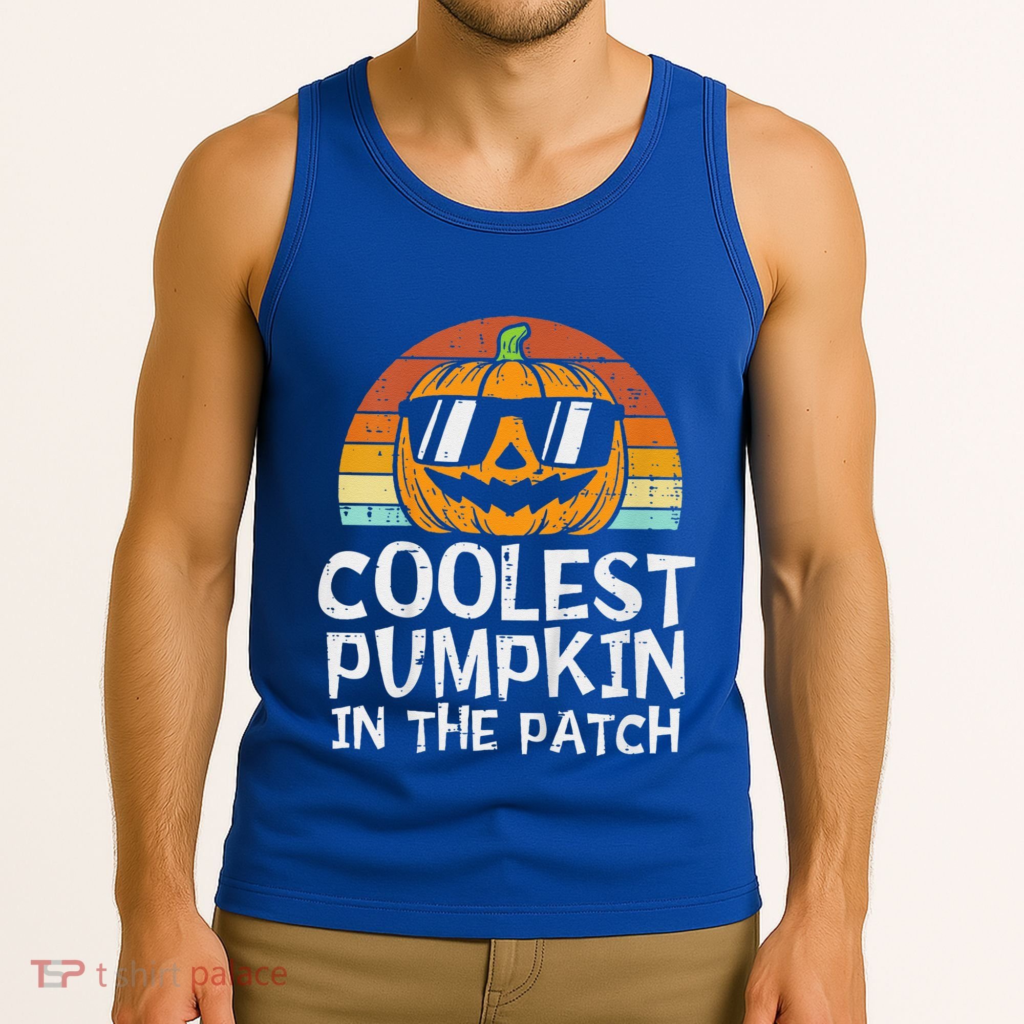 Funny Coolest Pumpkin In The Patch Halloween Tank Top
