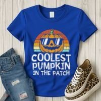 Funny Coolest Pumpkin In The Patch Halloween Women's T-Shirt thumb 3